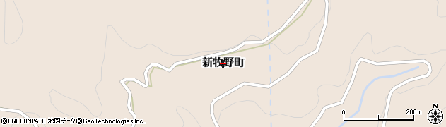 長崎県長崎市新牧野町周辺の地図