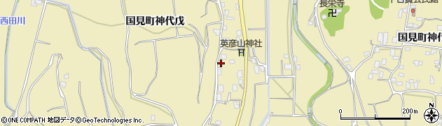 長崎県雲仙市国見町神代（戊）周辺の地図
