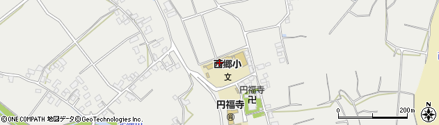 雲仙市立西郷小学校周辺の地図