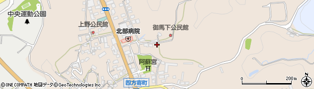 熊本県熊本市北区四方寄町1261周辺の地図