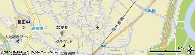 長崎県諫早市長田町180周辺の地図