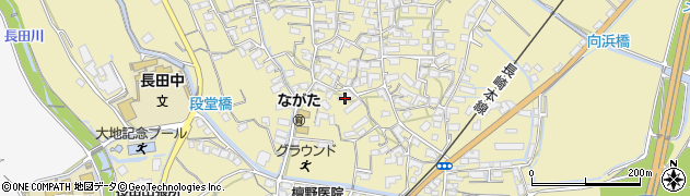 長崎県諫早市長田町78周辺の地図