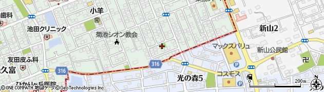 永江南公園周辺の地図
