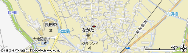 長崎県諫早市長田町13周辺の地図