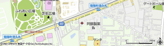 熊本県菊池郡菊陽町原水1409周辺の地図