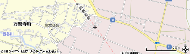 熊本県熊本市北区太郎迫町589周辺の地図