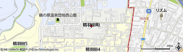 熊本県熊本市北区鶴羽田町周辺の地図