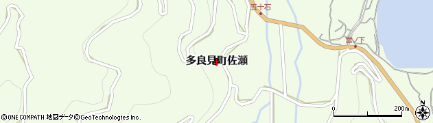 長崎県諫早市多良見町佐瀬周辺の地図