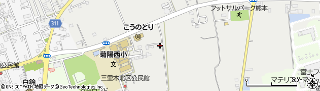 熊本県菊池郡菊陽町原水5651周辺の地図