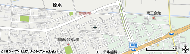 熊本県菊池郡菊陽町原水1148周辺の地図