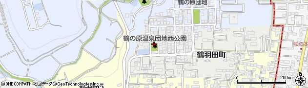 鶴の原垣の外公園周辺の地図