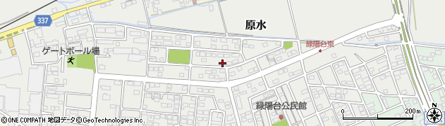 熊本県菊池郡菊陽町原水1133-10周辺の地図