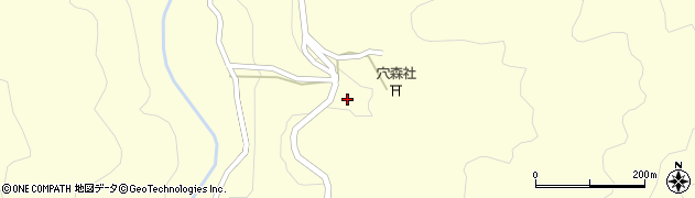 大分県竹田市神原周辺の地図