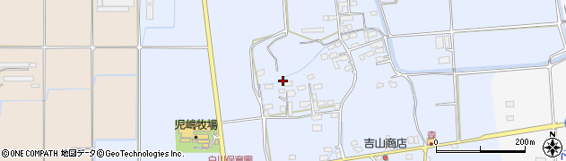 熊本県大津町（菊池郡）森周辺の地図