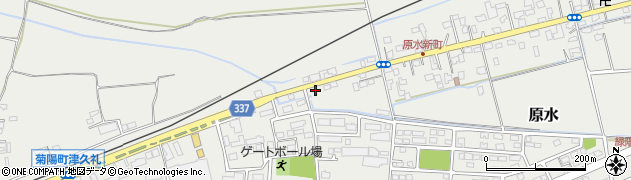 熊本県菊池郡菊陽町原水1510周辺の地図