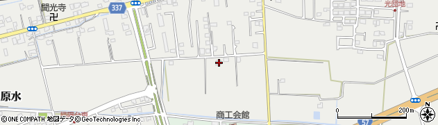 熊本県菊池郡菊陽町原水987-5周辺の地図
