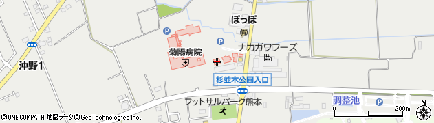 熊本県菊池郡菊陽町原水5587周辺の地図