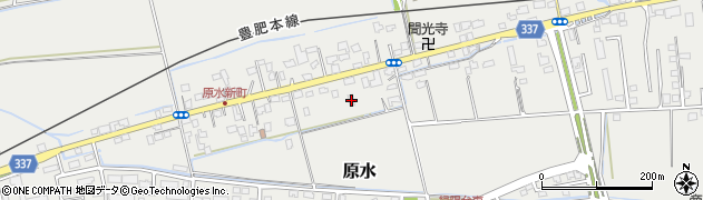 熊本県菊池郡菊陽町原水1560-2周辺の地図