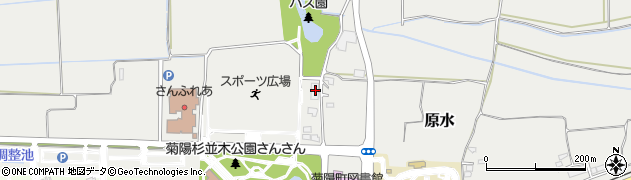熊本県菊池郡菊陽町原水5308周辺の地図