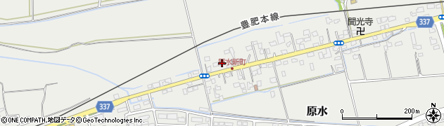 熊本県菊池郡菊陽町原水1635周辺の地図