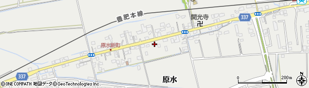 熊本県菊池郡菊陽町原水1552周辺の地図