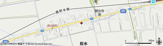 熊本県菊池郡菊陽町原水1560周辺の地図
