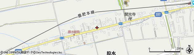 熊本県菊池郡菊陽町原水1618周辺の地図