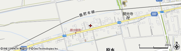 熊本県菊池郡菊陽町原水1623周辺の地図
