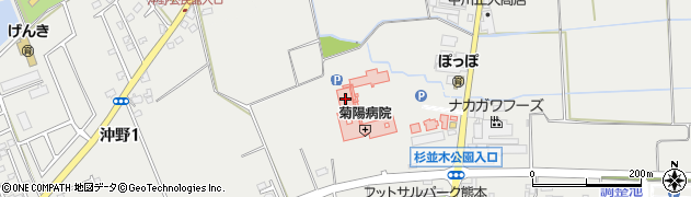 熊本県菊池郡菊陽町原水5576周辺の地図