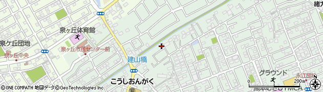 沖野台ふれあい公園周辺の地図