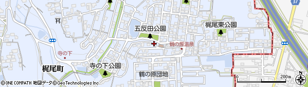 鶴の原公園周辺の地図