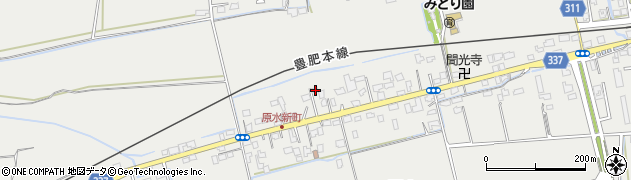 熊本県菊池郡菊陽町原水1627周辺の地図