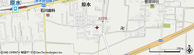 熊本県菊池郡菊陽町原水851周辺の地図
