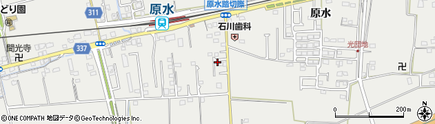 熊本県菊池郡菊陽町原水964周辺の地図