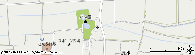 熊本県菊池郡菊陽町原水1463周辺の地図