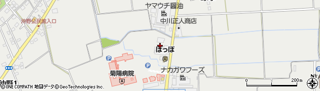 熊本県菊池郡菊陽町原水5592周辺の地図