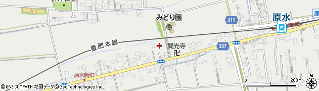 熊本県菊池郡菊陽町原水1595周辺の地図