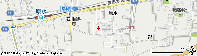 熊本県菊池郡菊陽町原水902-12周辺の地図