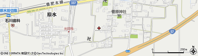 熊本県菊池郡菊陽町原水866周辺の地図
