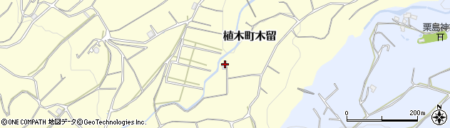 熊本県熊本市北区植木町木留970周辺の地図