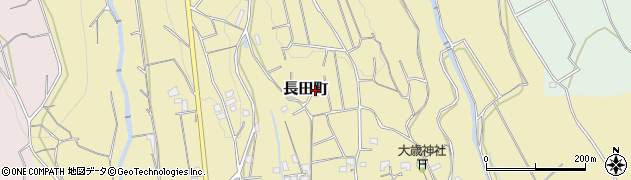 長崎県諫早市長田町3304周辺の地図