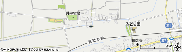 熊本県菊池郡菊陽町原水2029周辺の地図