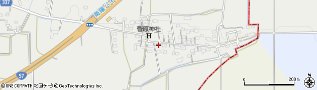 熊本県菊池郡菊陽町原水251周辺の地図