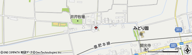 熊本県菊池郡菊陽町原水2003周辺の地図