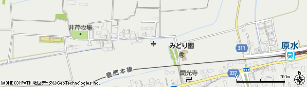 熊本県菊池郡菊陽町原水2044周辺の地図