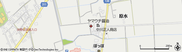 熊本県菊池郡菊陽町原水5554周辺の地図