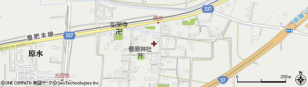 熊本県菊池郡菊陽町原水691周辺の地図
