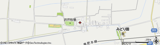 熊本県菊池郡菊陽町原水2008周辺の地図