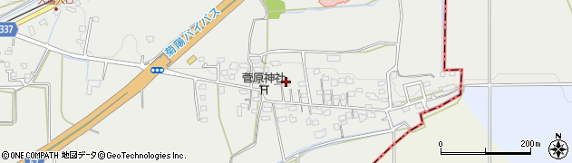 熊本県菊池郡菊陽町原水142周辺の地図