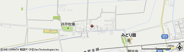 熊本県菊池郡菊陽町原水1995周辺の地図